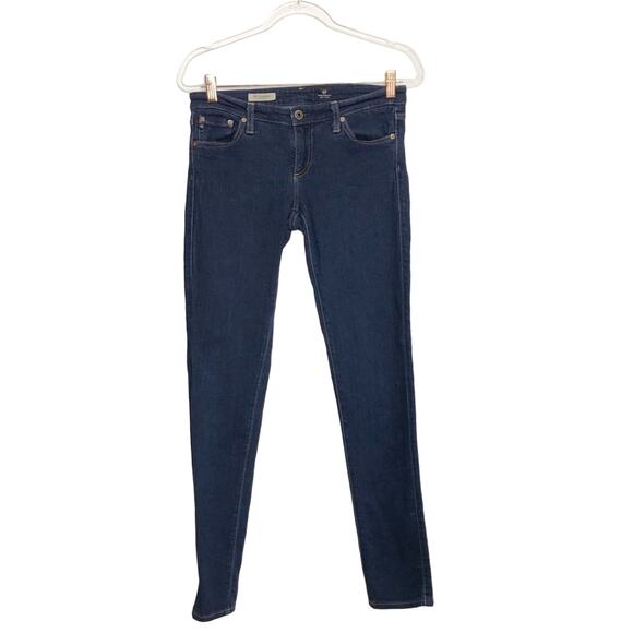 AG Adriano Goldschmied Womens 28 The Legging Super Skinny Delight Dark Wash - Picture 1 of 8